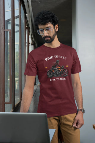 Ride to live, Live to ride T-Shirt