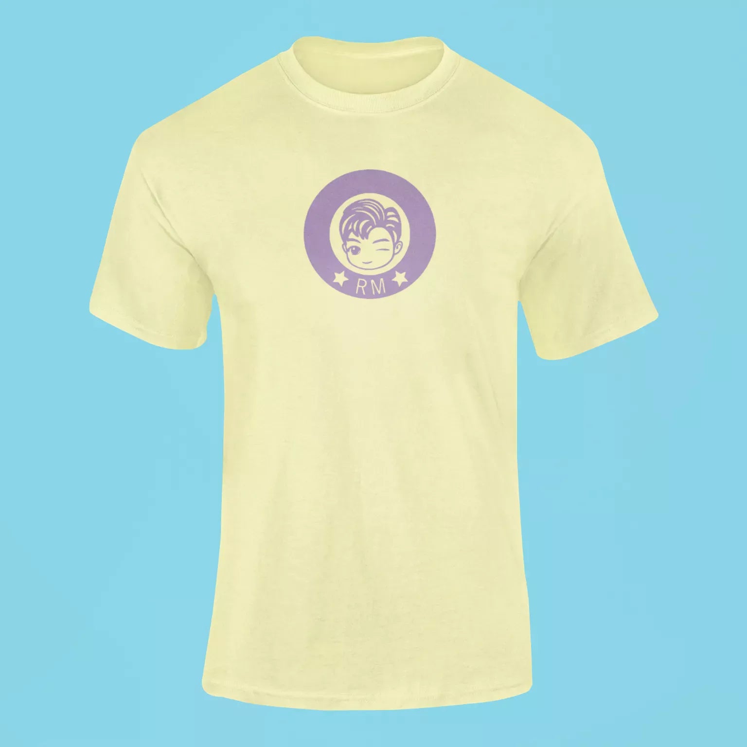 rm baby face t shirt butter yellow