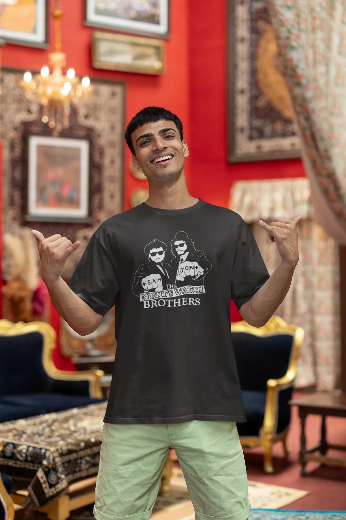 Sam & Jon The night's watch brothers Oversized T-Shirt