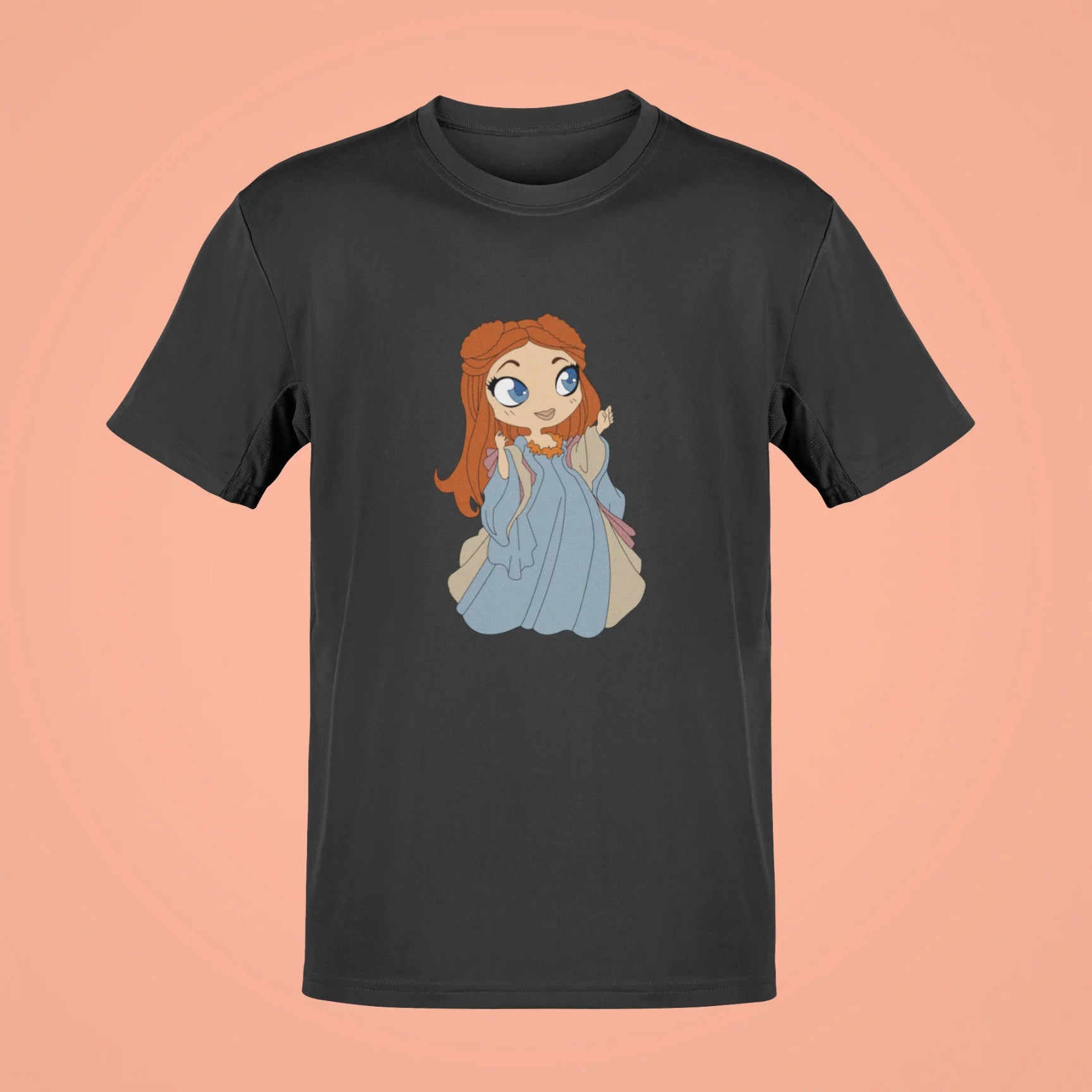 sansa stark oversized t shirt black 1