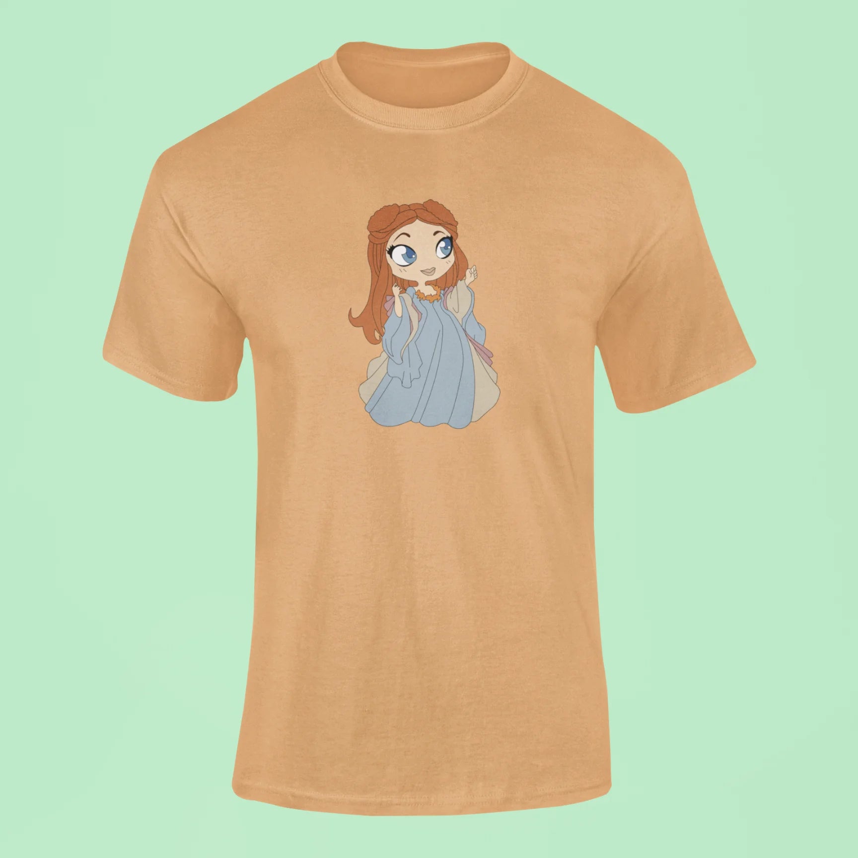 sansa stark t shirt mustard yellow