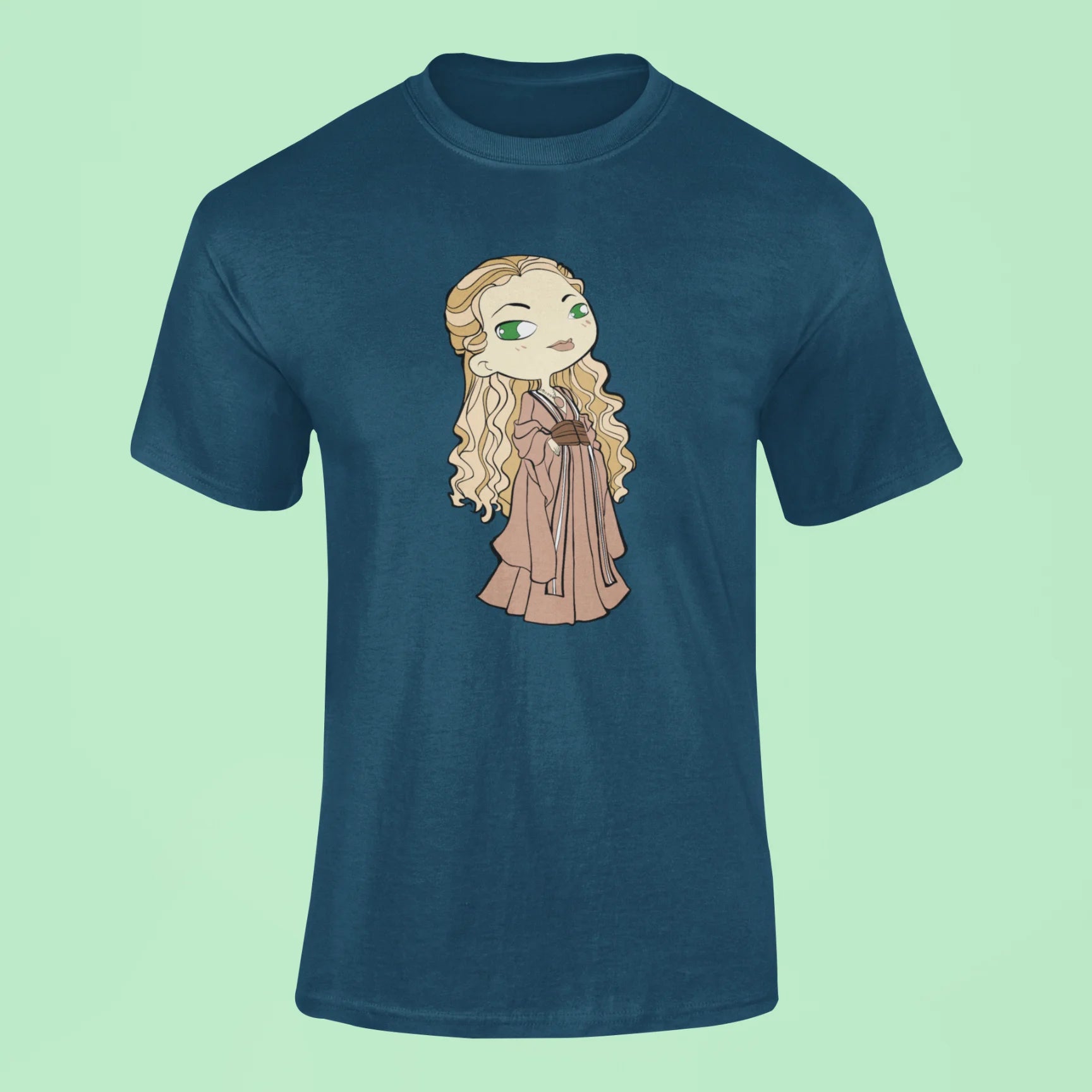 sansa stark t shirt navy blue