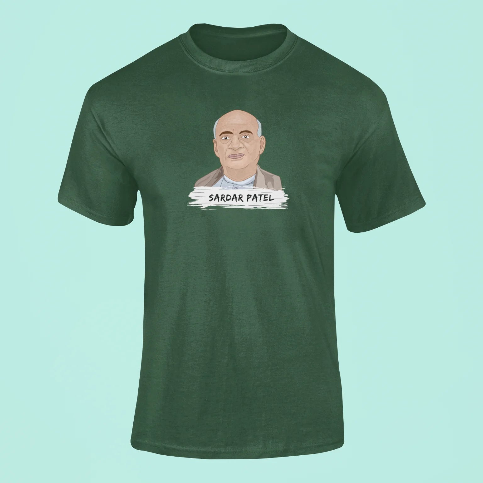 sardar patel t shirt green