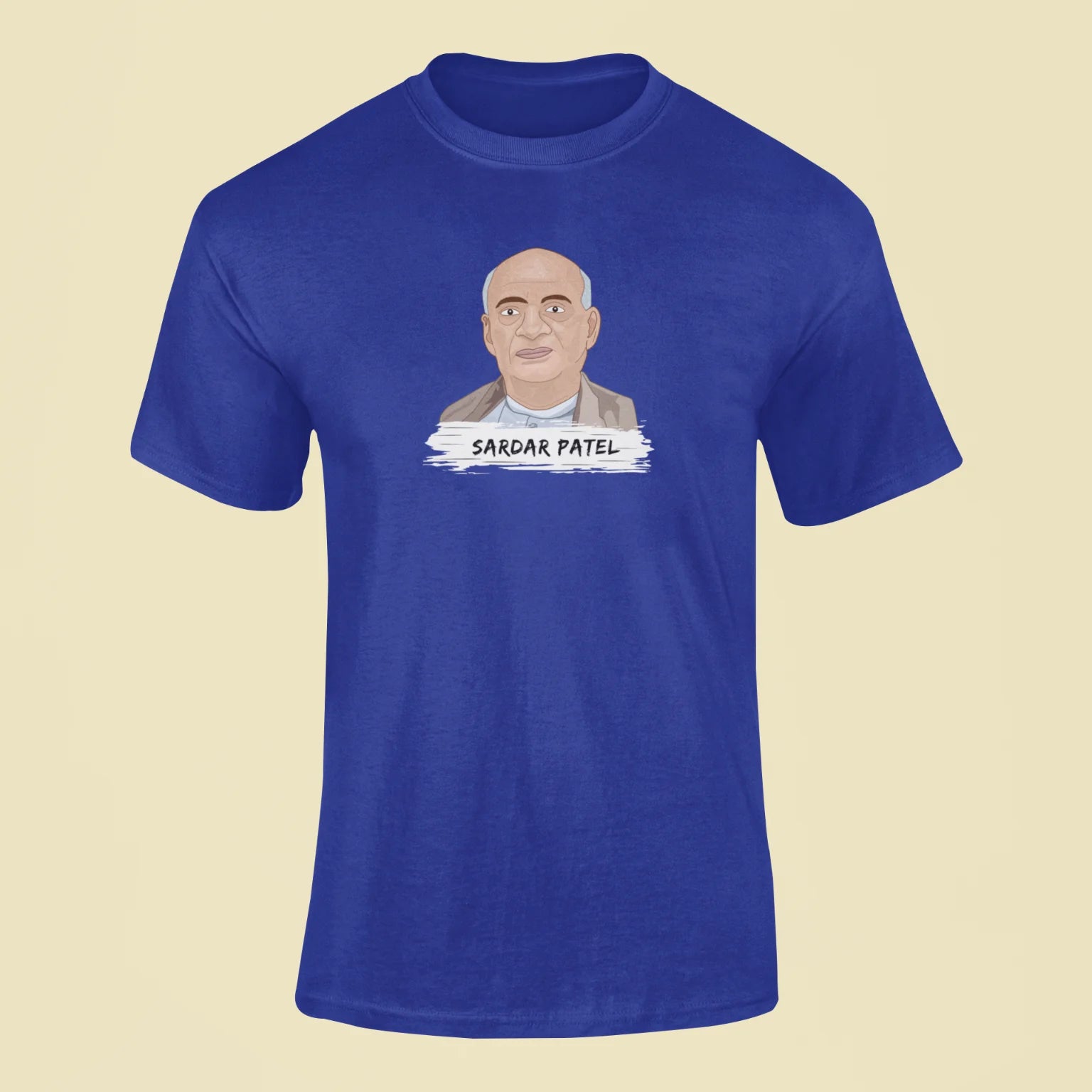 sardar patel t shirt royal blue