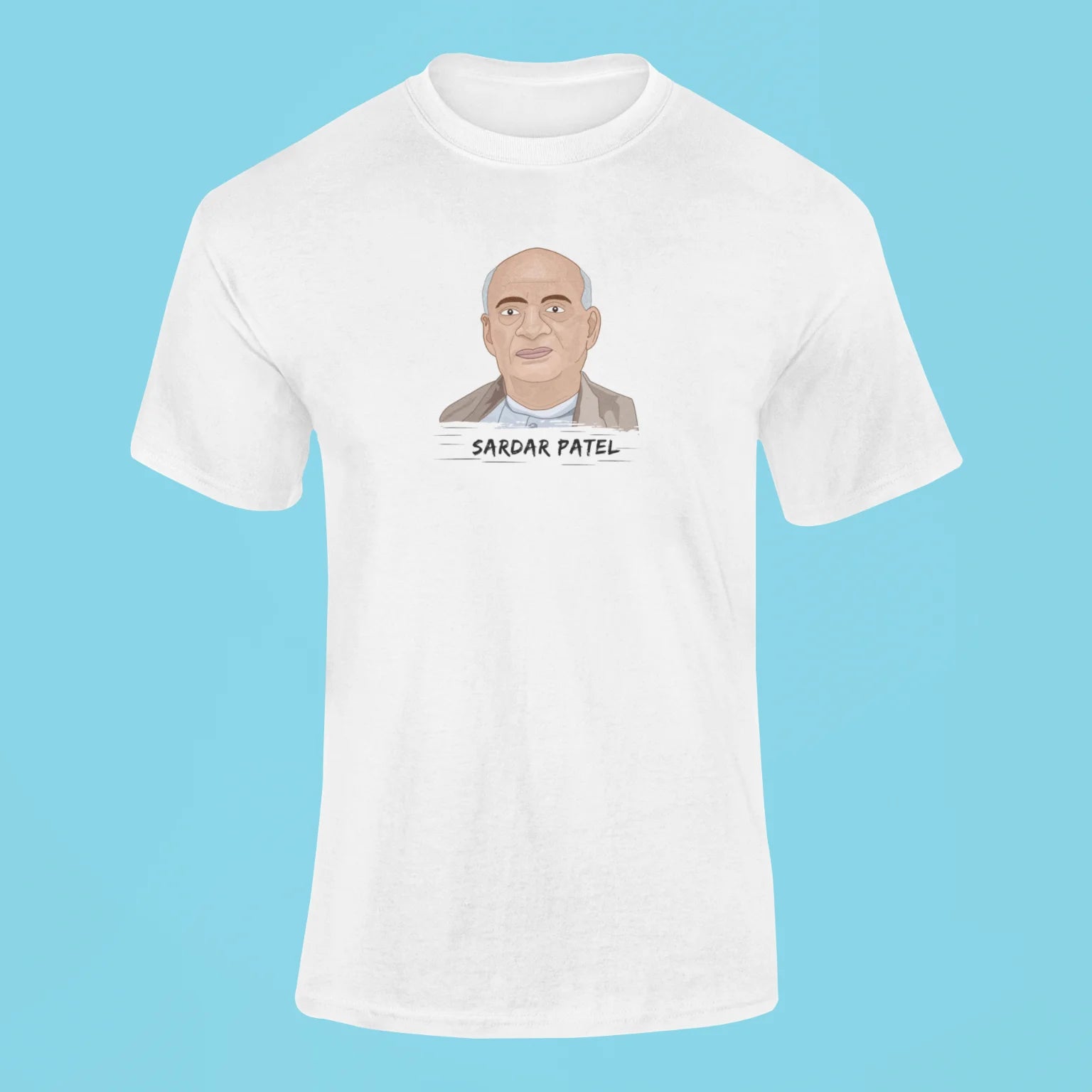 sardar patel t shirt white