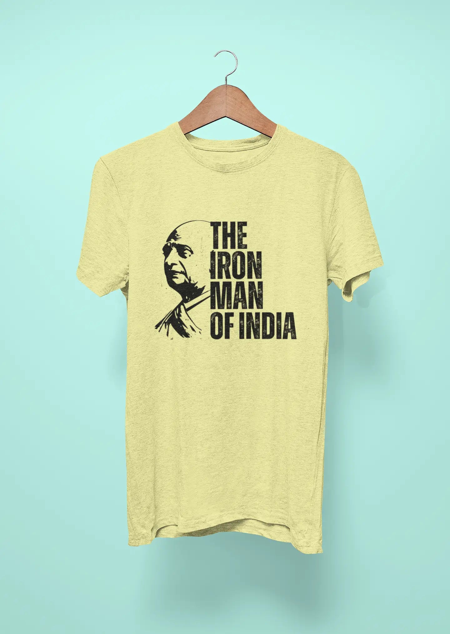 sardar patel the iron man of india butter yellow 1