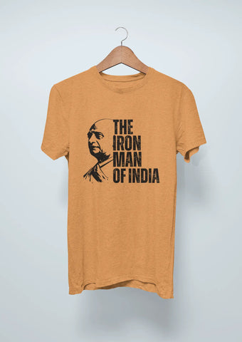 sardar patel the iron man of india mustard yellow 1