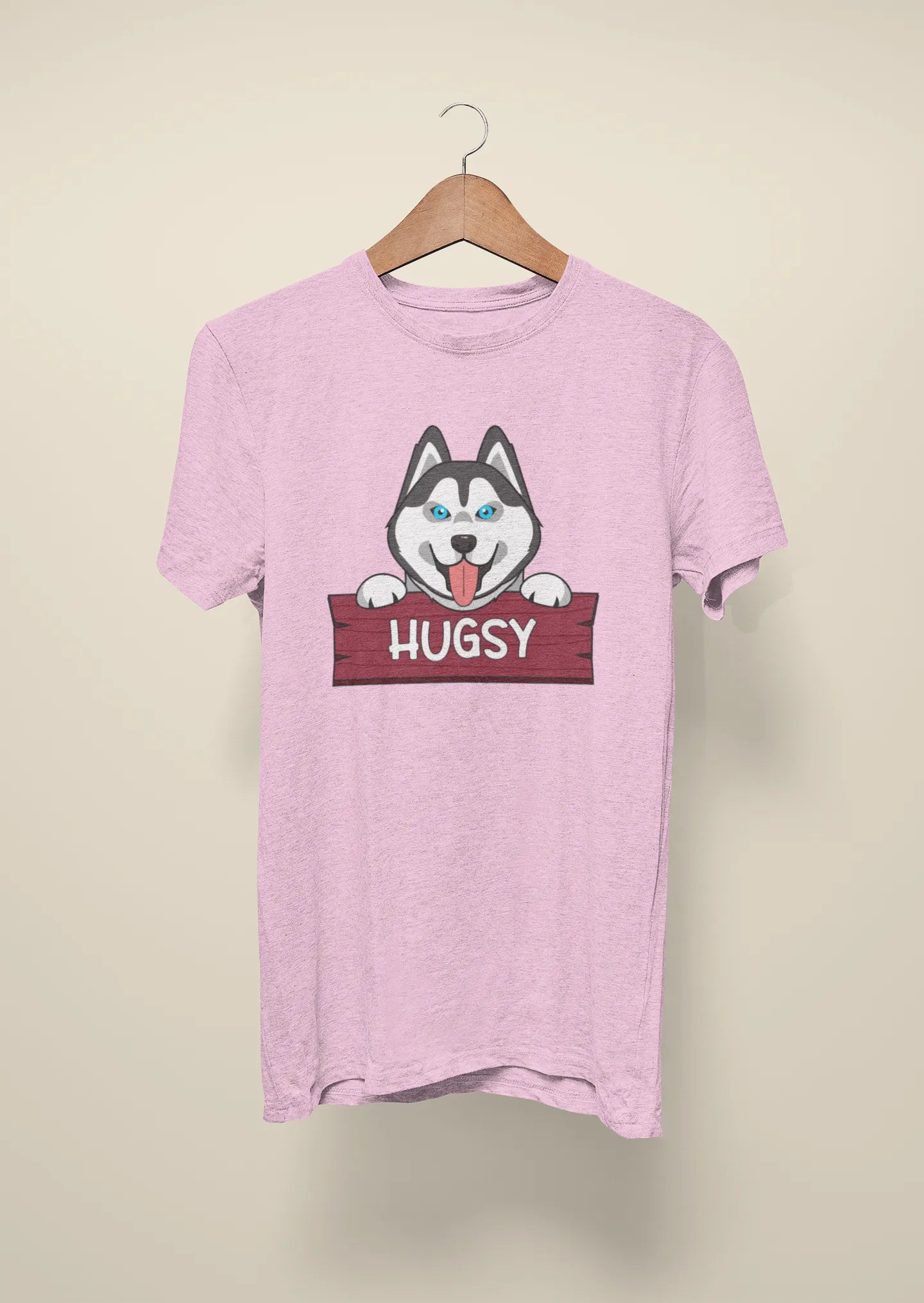 siberian husky hugsy pink