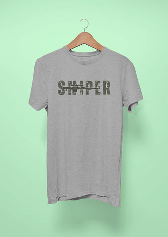 sniper t shirt grey