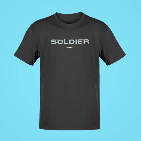 soldier oversized t shirt black