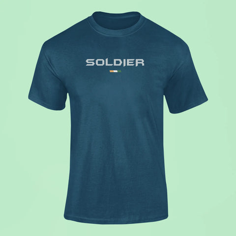 soldier t shirt navy blue