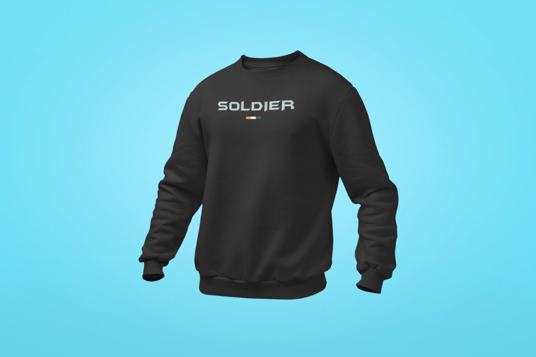 soldier unisex sweatshirt black