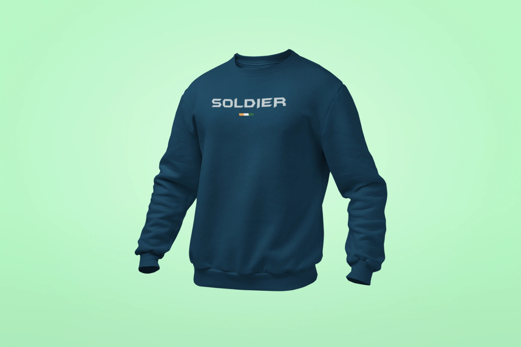 soldier unisex sweatshirt navy blue