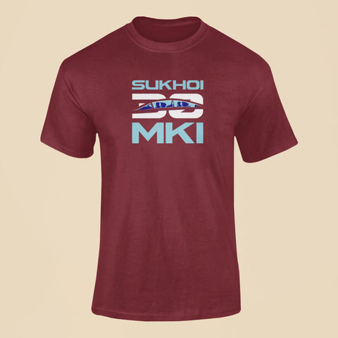 sukhoi su 30mki t shirt maroon 1