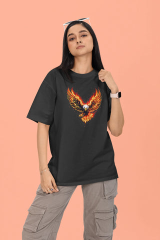 Sunrisers Hyderabad Eagle Oversized T-Shirt