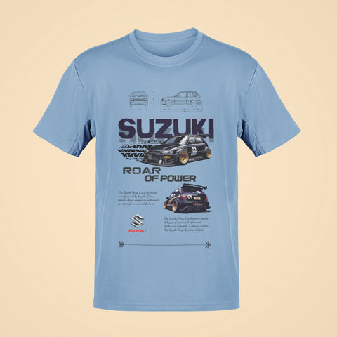 suzuki forza 2 oversized t shirt baby blue