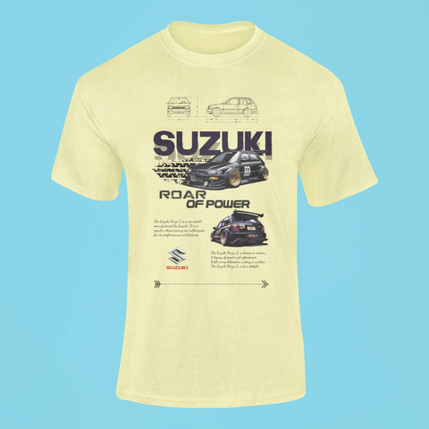 suzuki forza 2 t shirt butter yellow