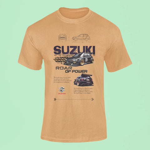 suzuki forza 2 t shirt mustard yellow