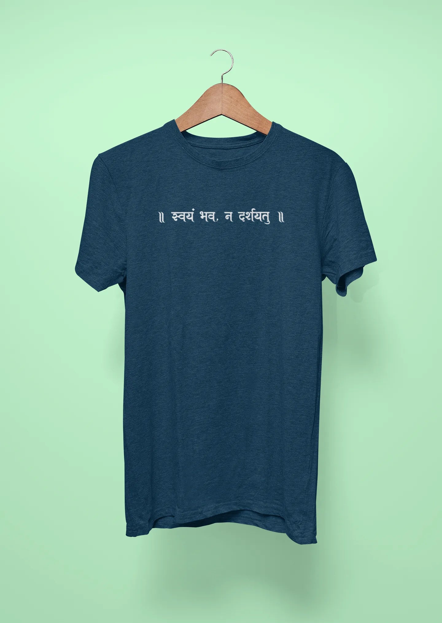 swayam bhava na darshyatu navy blue