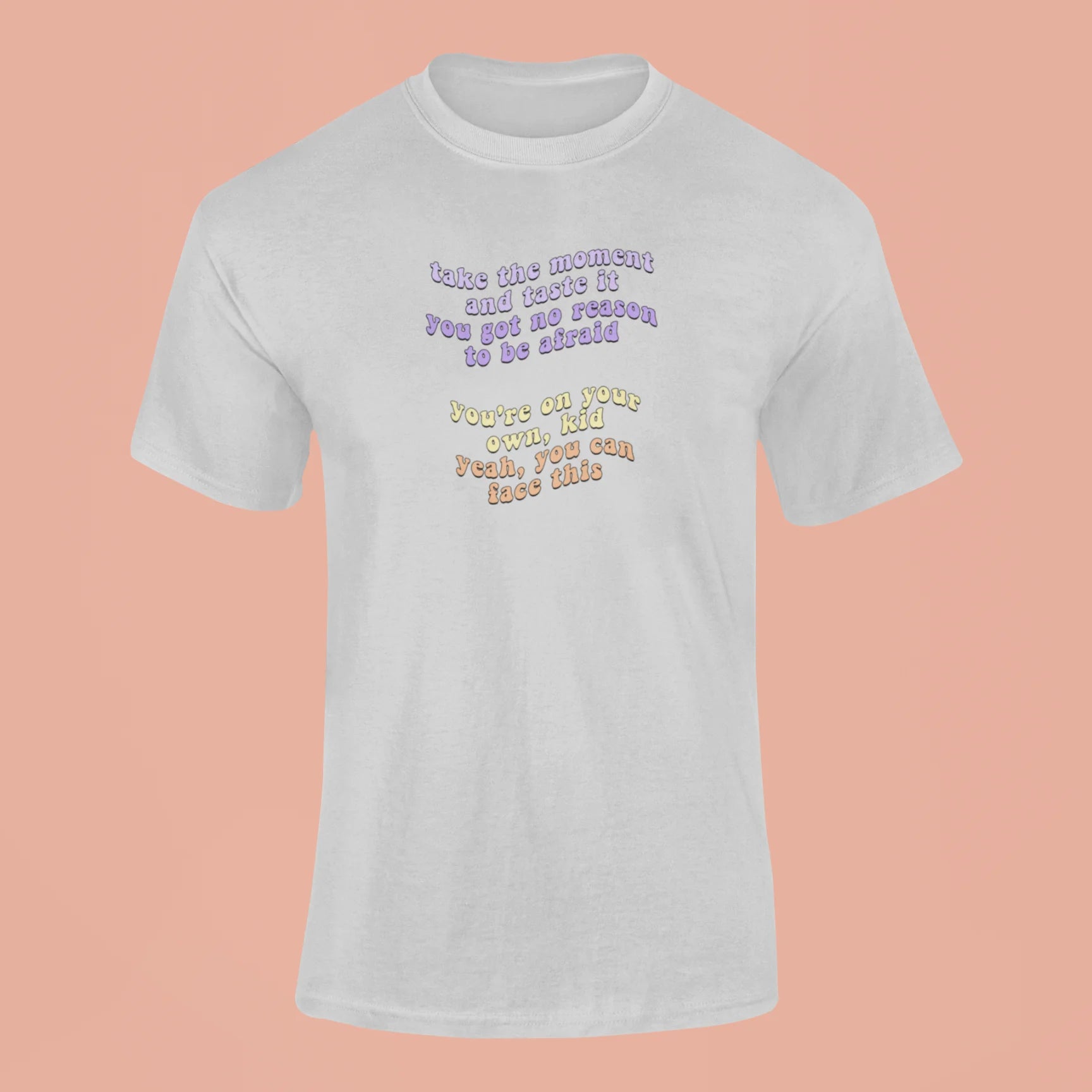 take the moment and taste it t shirt grey