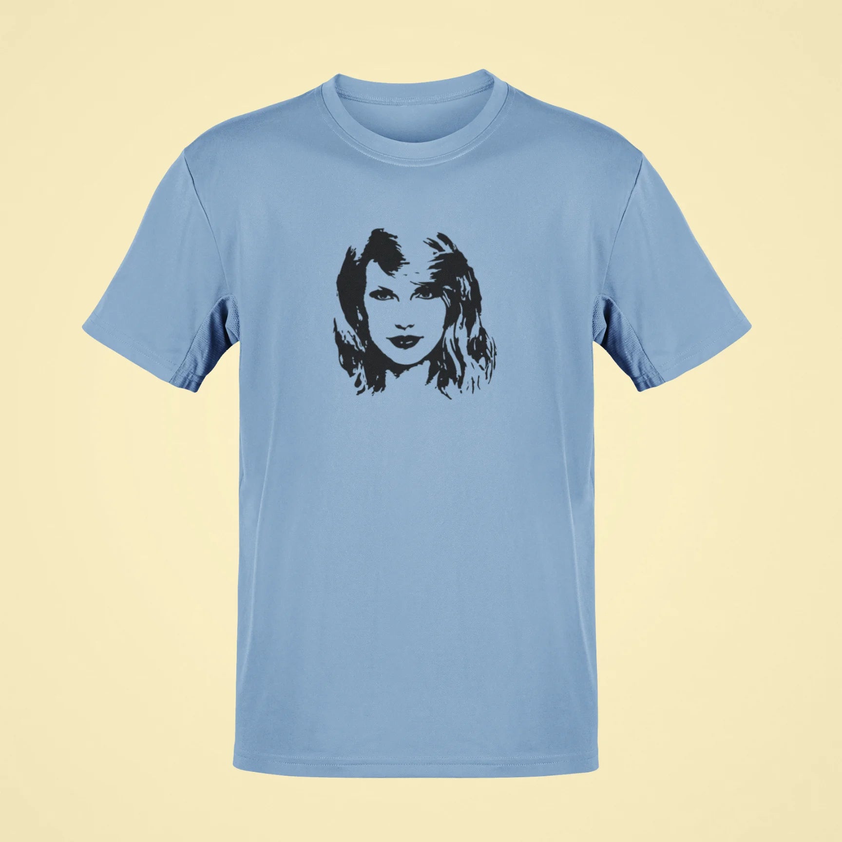 taylor swift сontour oversized t shirt 2 baby blue