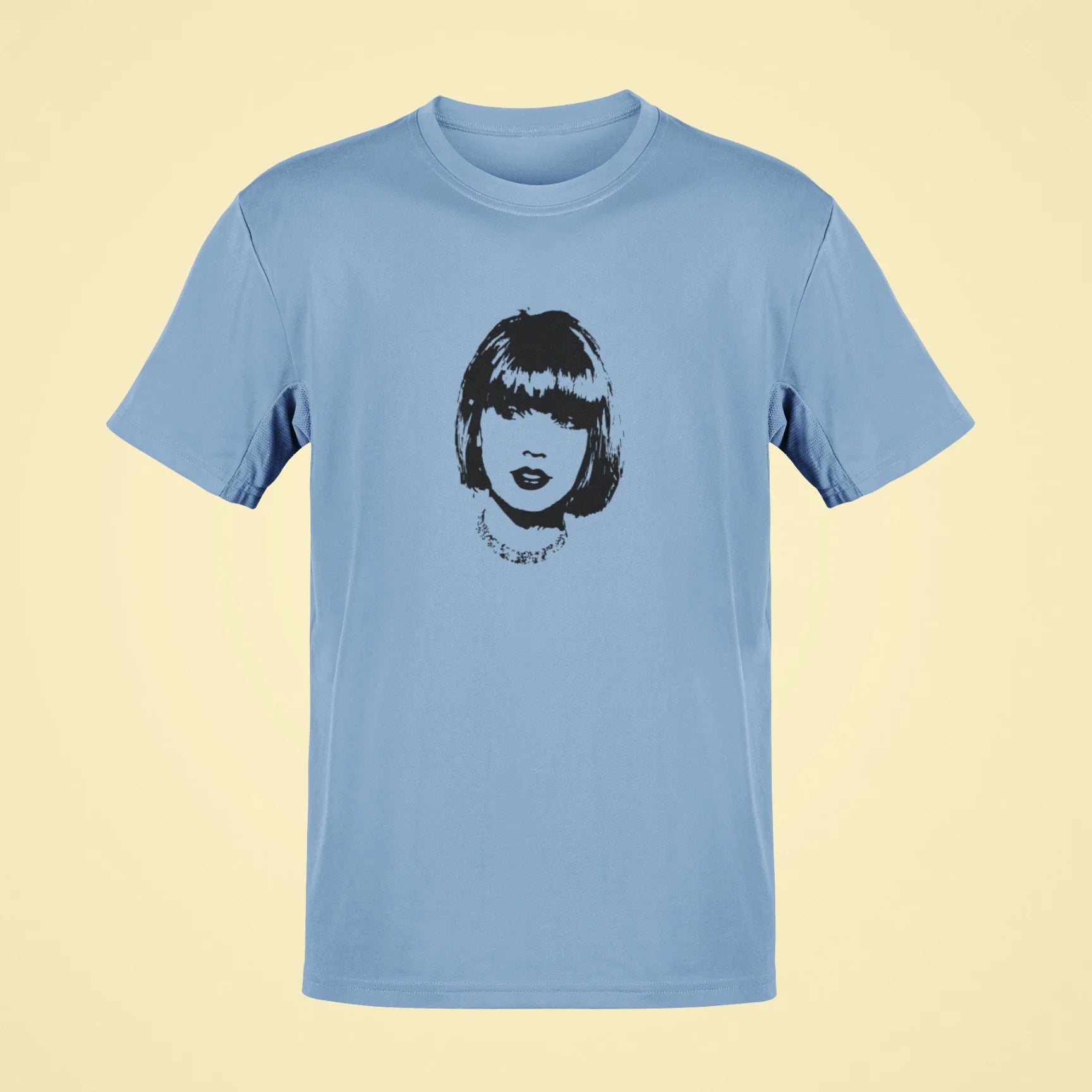 taylor swift сontour oversized t shirt baby blue