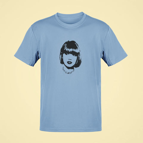 taylor swift сontour oversized t shirt baby blue