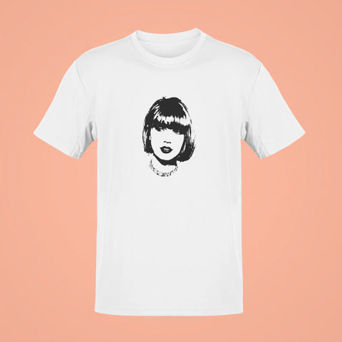 taylor swift сontour oversized t shirt white