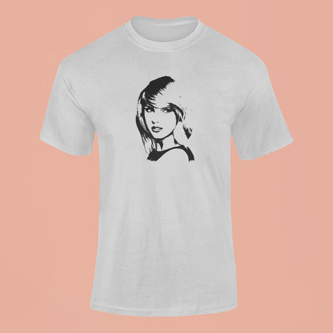 taylor swift сontour t shirt 4 grery