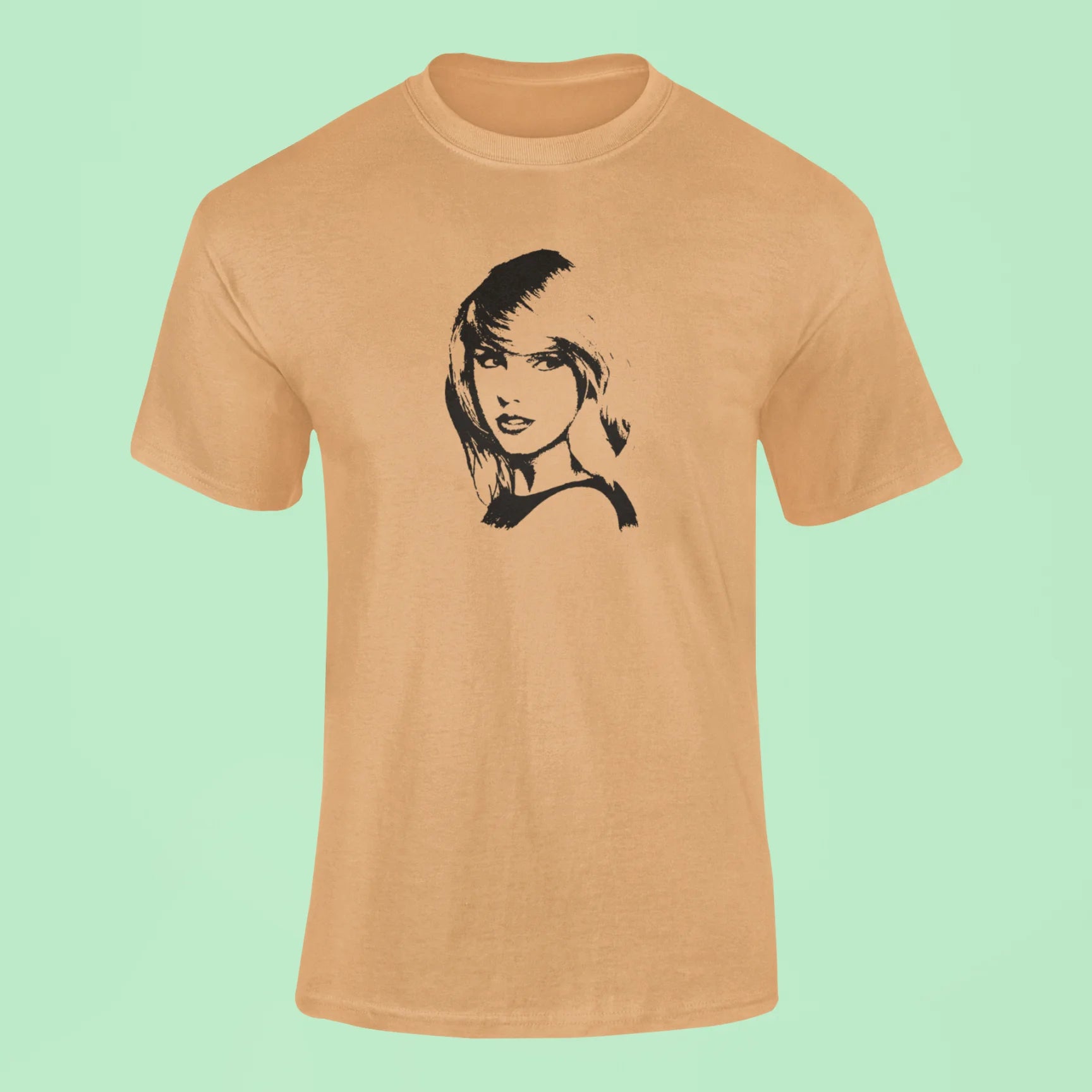 taylor swift сontour t shirt 4 mustard yellow