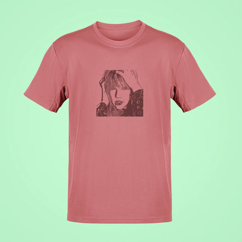 taylor swift elle cover oversized t shirt rose