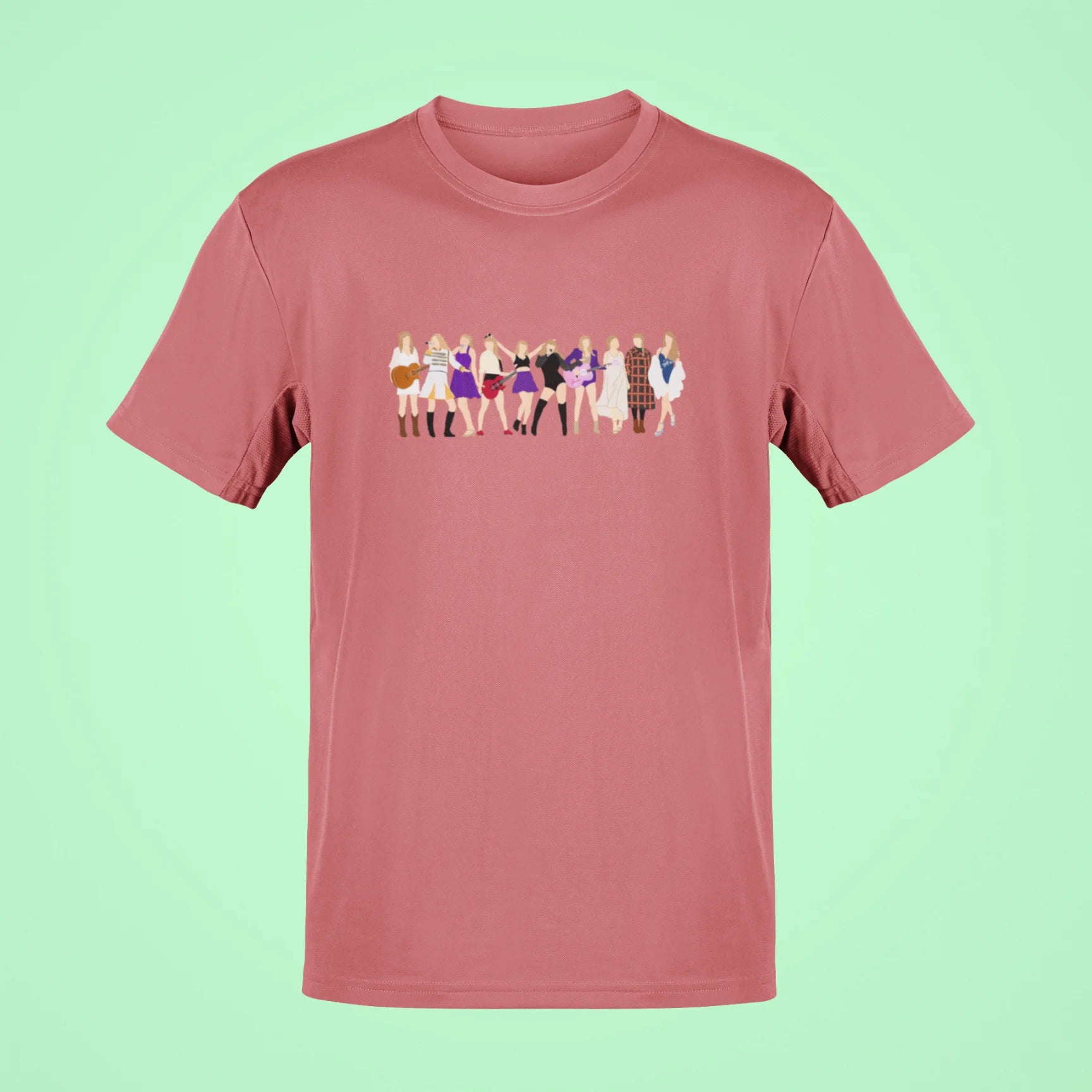 taylor swift tour eras oversized t shirt rose