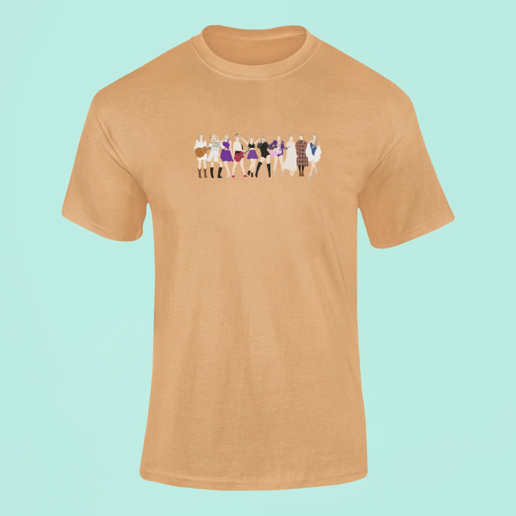 taylor swift tour eras t shirt mustard yellow