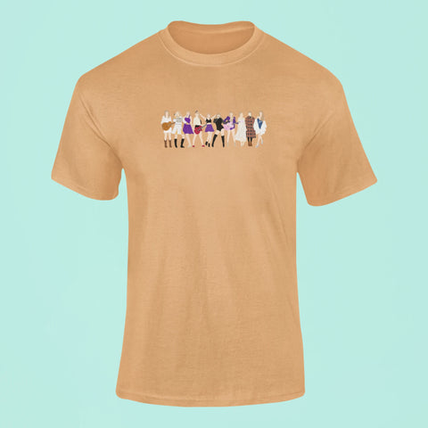taylor swift tour eras t shirt mustard yellow