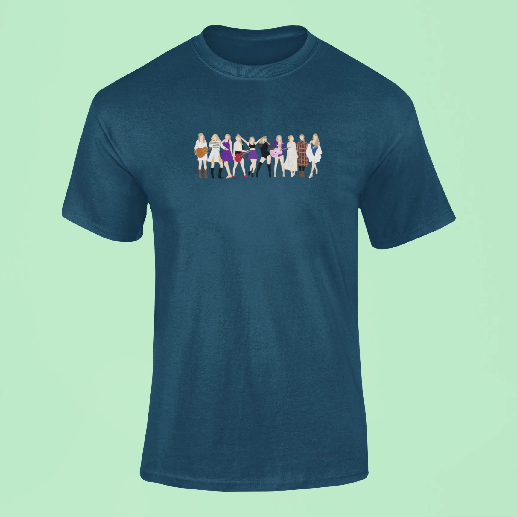 taylor swift tour eras t shirt navy blue