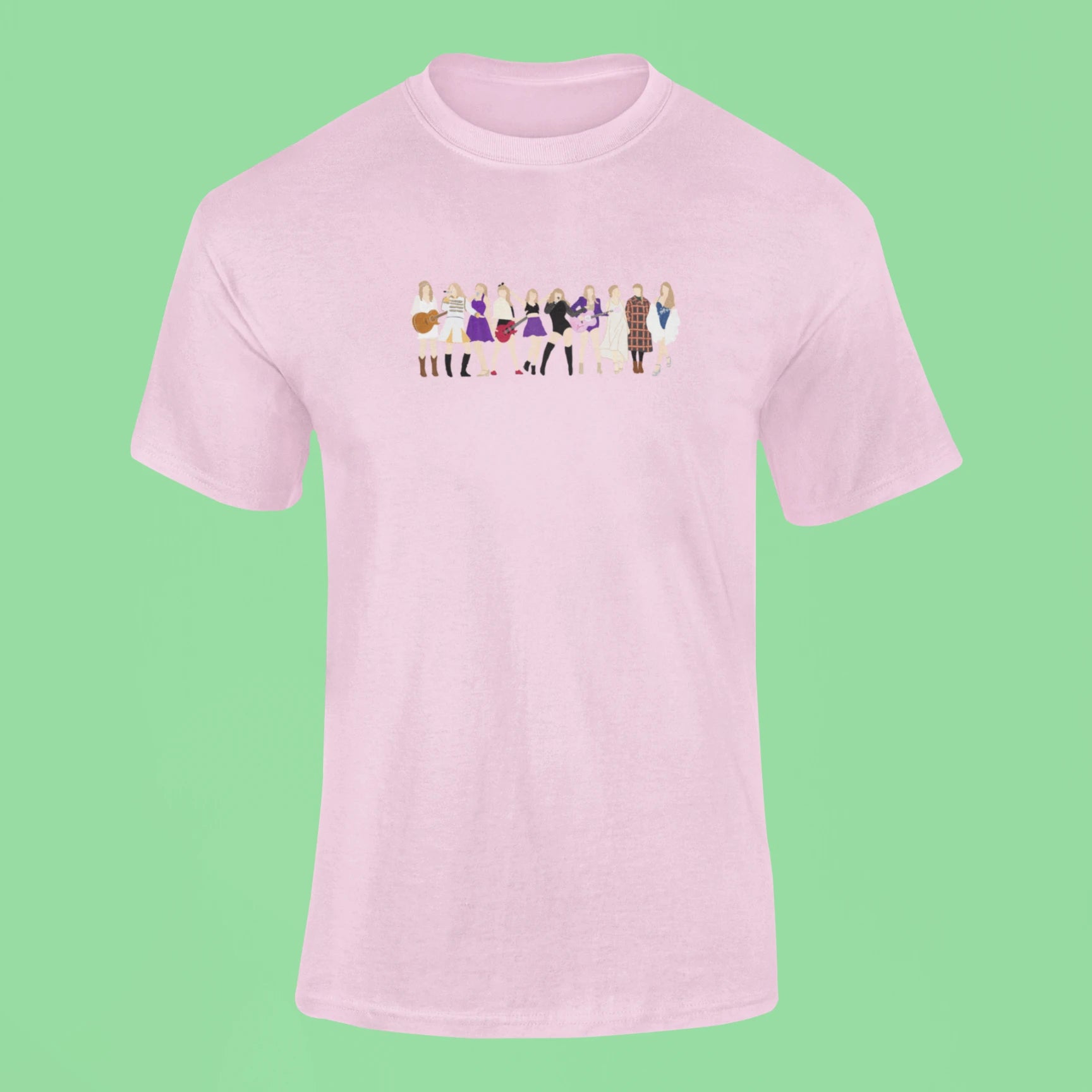 taylor swift tour eras t shirt pink