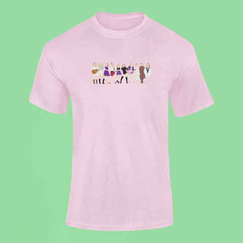 taylor swift tour eras t shirt pink