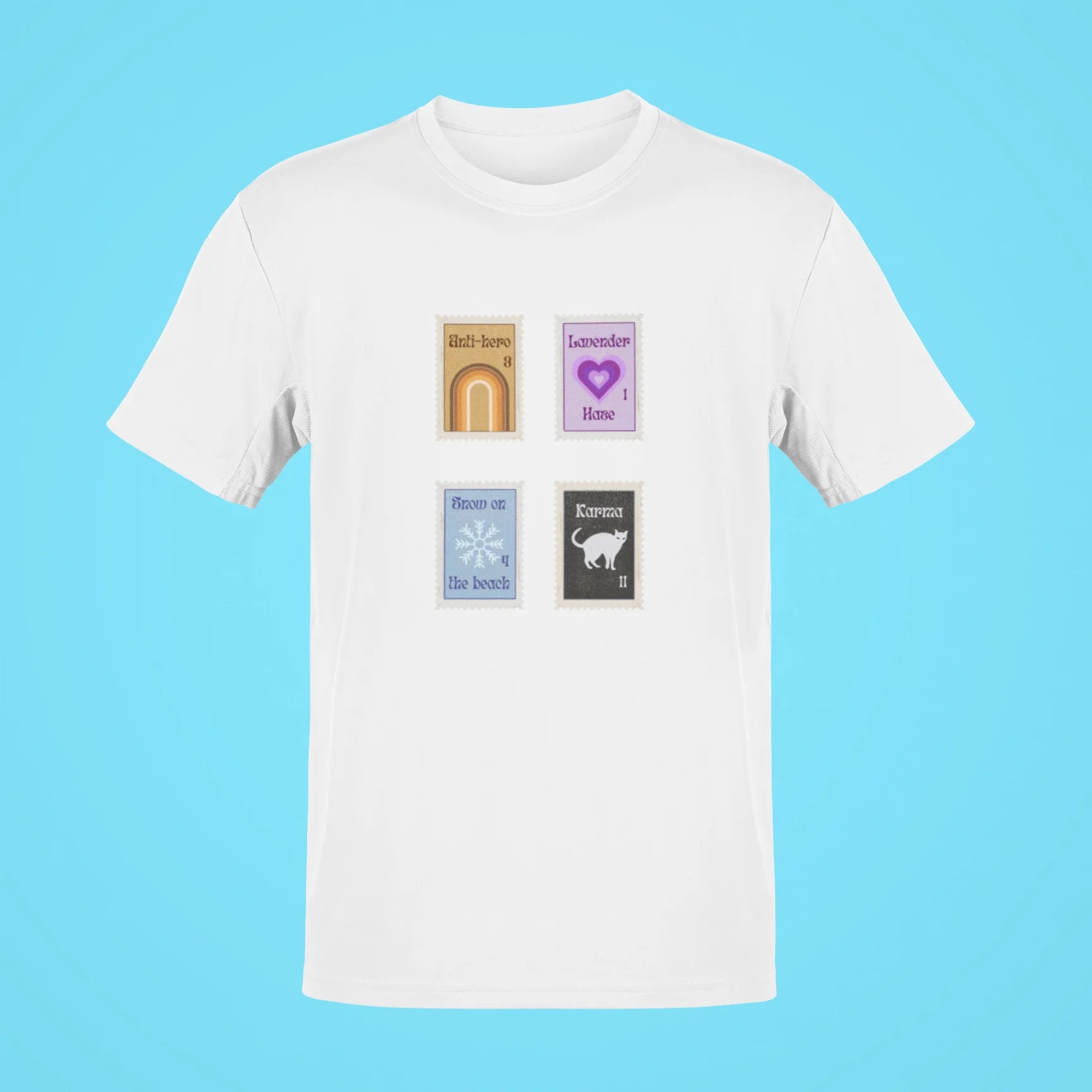 taylor swifts stamp oversized t shirt white