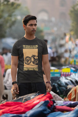 The road is calling, answer with your motorcycle