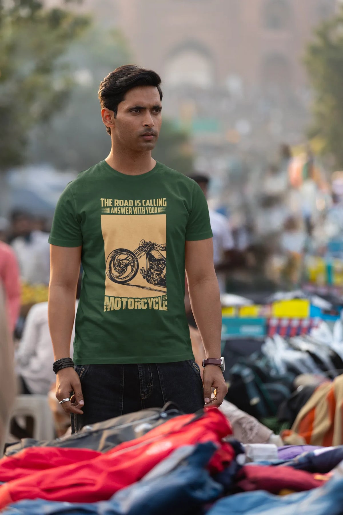 The road is calling, answer with your motorcycle