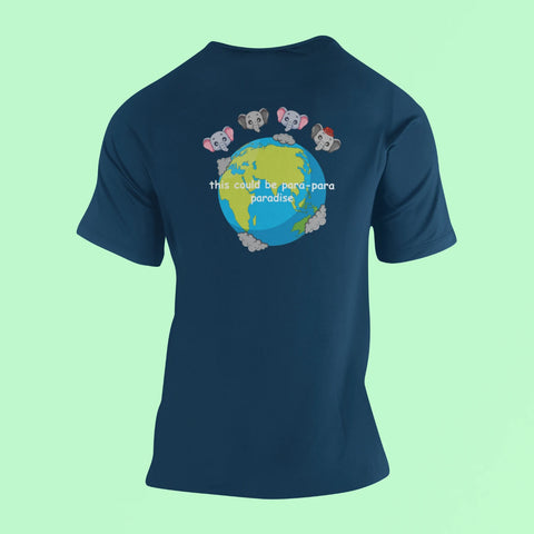 this could be para para paradise t shirt back navy blue