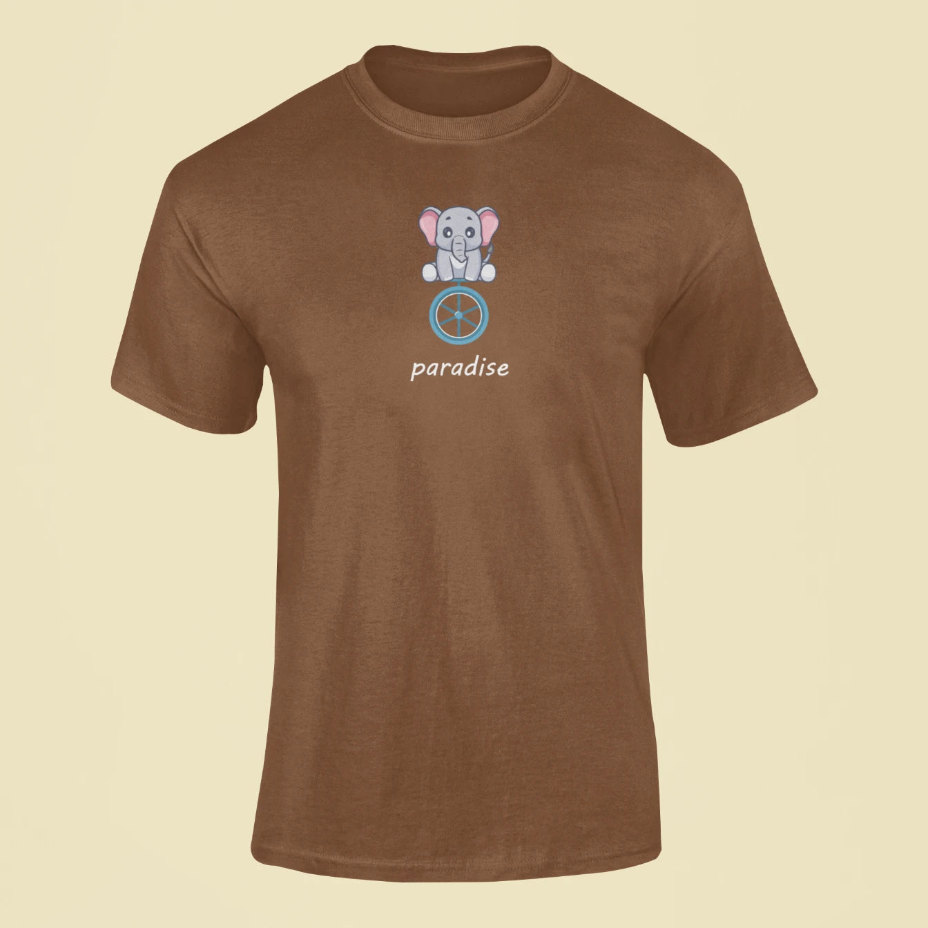 this could be para para paradise t shirt front brown