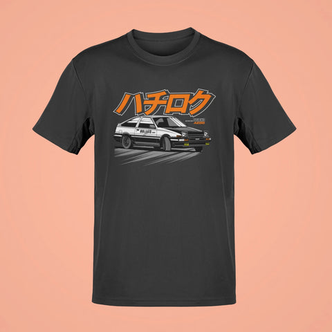 toyota sprinter trueno ae86 oversized t shirt black