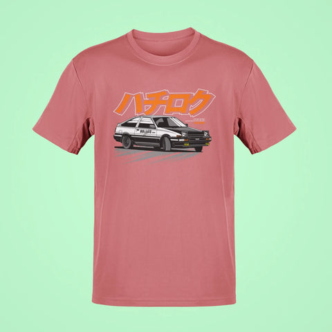 toyota sprinter trueno ae86 oversized t shirt rose