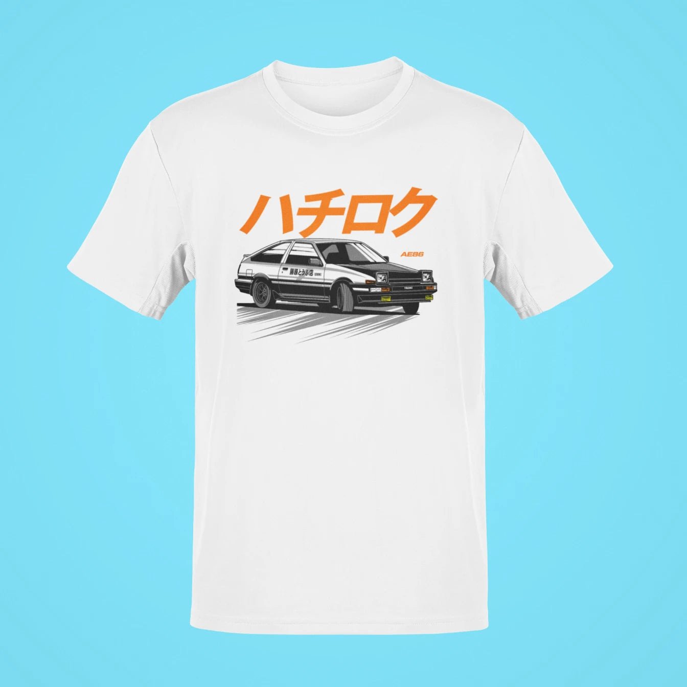 toyota sprinter trueno ae86 oversized t shirt white