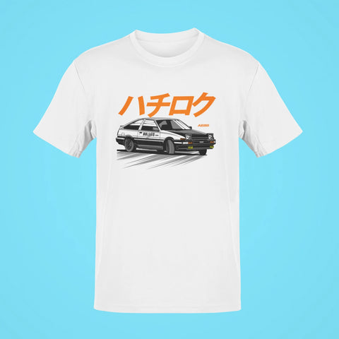 toyota sprinter trueno ae86 oversized t shirt white