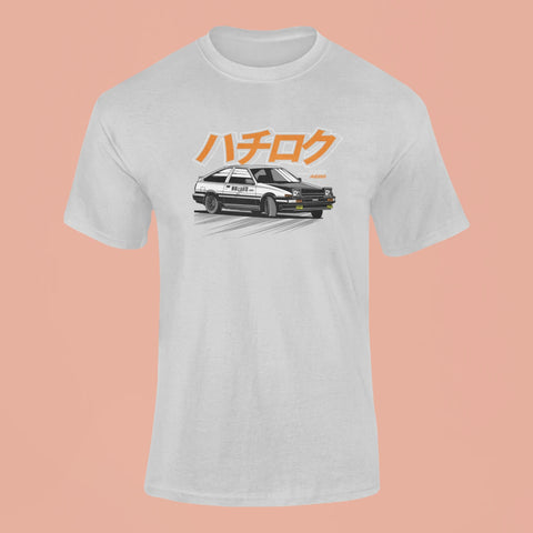 toyota sprinter trueno ae86 t shirt grey