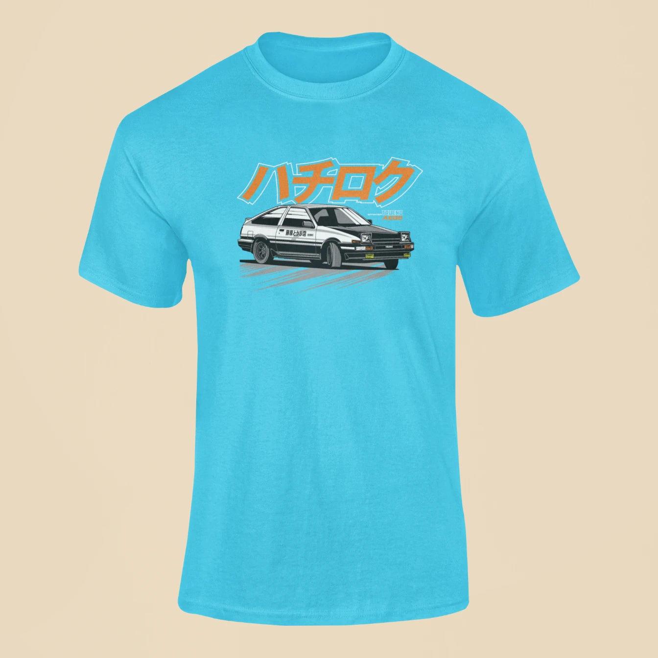 toyota sprinter trueno ae86 t shirt sky blue