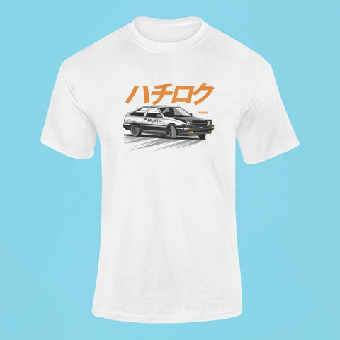 toyota sprinter trueno ae86 t shirt white