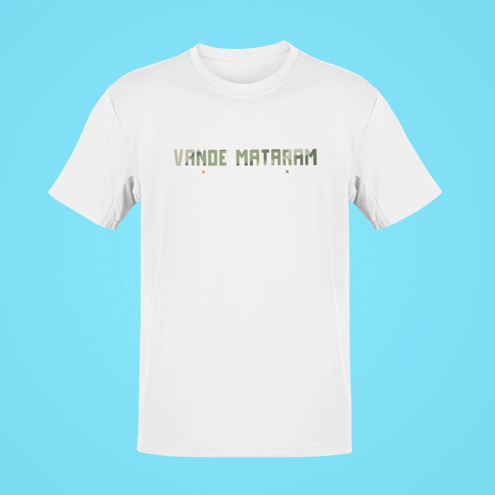 vande mataram oversized t shirt white